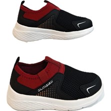 Kinetix Wester Gs Siyah Kırmızı Bağacaksız Erkek Çocuk Spor Ayakkabı