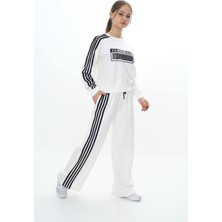 Kız Çocuk %100 Pamuk Oversize Eşofman Takımı-Rahat ve Konforlu Alt Üst Spor Giyim SETI-AÜT-0025