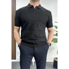 Edwox Erkek Açık Yaka Bloklu Tişört Beyaz EDW237