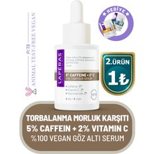 Laperas Torbalanma ve Koyu Halka Karşıtı 5% Caffein + 2% Vitamin C Aydınlatıcı Göz Altı Serumu