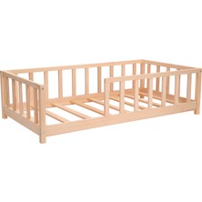 Kukka KFB620V Doğal Ahşap Yer Yatağı – Vernikli 90X200CM