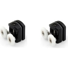 Siyah Duşakabin Tekeri Sadece Üst 2 Adet Gönderilir Düğmesiz