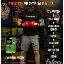 Balanu Fruity Meyveli Protein Topları Kakao Dolgulu ve Fındıklı Atıştırmalık 110G