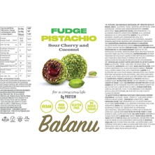 Balanu Fudge Vişne Dolgulu Antep Fıstığı Kaplamalı Atıştımalık 6 Paket x 55 gr