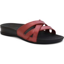 Ceyo Konfores 1164-9942-1 Tam Anatomik Terlik - NKT01164-BORDO-39