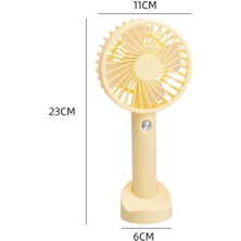 Route23 El Fanı USB Şarj Kompakt Taşınabilir Masaüstü Öğrenci Mini Elektrikli Fan (Yurt Dışından)