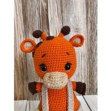 Lotus Hobi Evi Lotushobievi Amigurumi Tulumlu Zürafa 22CM