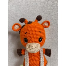 Lotus Hobi Evi Lotushobievi Amigurumi Tulumlu Zürafa 22CM