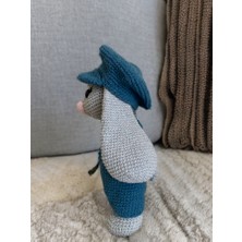 Lotushobievi Amigurumi Sevimli Tulumlu Tavşan 30CM