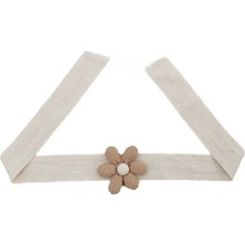 Dodemert Home Boho Tarzı Çiçek Tasarımlı Polyester Perde Bağcığı Tutucu( Çiçek : 8  x 8  cm )