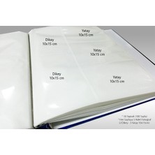 Nrcn 10 x 15 cm  500'LÜK Ciltbezli Kutulu Fotoğraf Albümü-(3'lü Paket)-Lacivert