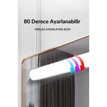 Mıknatıslı Şarjlı LED Işık Micro USB Şarjlı Kablosuz LED Lamba 3 Farklı Işık LED Aplik Dimlenebilir