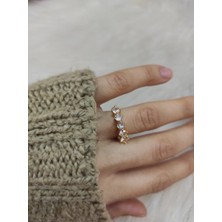 Nişantaşı Accessories 22 Ayar Renginde Beştaş Yüzük