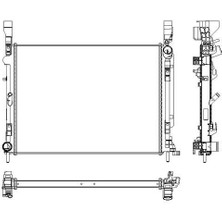 Behr-Mhl-Cr 1154 000S - Su Radyatoru ( Renault: Kangoo 1.5 Dcı 86 Pc 2009>) 8MK376755-504