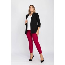Ayhan Kadın Blazer Kolu Büzgülü Ceket