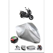 Breen Kanuni Seha 125 Arka Çanta Uyumlu Motosiklet Branda Su Geçirmez Dayanıklı Kumaş