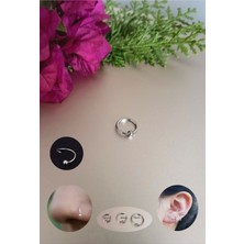 Bylin  Cerrahi Çelik 2,5mm Top Stopperlı Halka Hızma /piercing -Kalınlığı 1 Mm- 1ADET