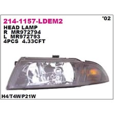 DEPO-214-1157L-LDEM2 - On Far Sol-(Elektrıklı Sıyah)-(Mıtsubıshı: Carısma 00> )