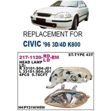 DEPO-217-1120R-LD-EM - On Far Sag-(Elektrıklı)-(Honda: Cıvıc "sedan-Hb" 96>98 )