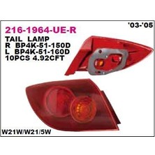 DEPO-216-1964R-UE-R - Stop Lambası Sag Mazda 3 Serisi Hb 03-05