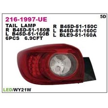 DEPO-216-1997R-UE - Stop Lambası Sag Mazda 3 Serısı 5 Kapı  Ledlı Tıp