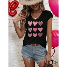 Mercoledi Kadın Extra Fun Baskılı Oversize T-Shirt