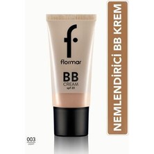 Flormar Doğal Bitişli BB Krem 003 Light SPF20 Tüm Cilt Tipleri İçin Nemlendirici Etki