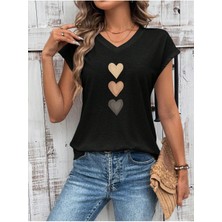 Mercoledi Kadın Extra Fun Baskılı Oversize T-Shirt