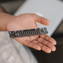 Spibicyy Mini Çift 12 Seviye Göstergesi Vu Metre Stereo Amplifikatör Kartı Ayarlanabilir Işık Hızı Kartı (Yurt Dışından)