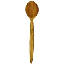 Doğal Zeytin Ağacı El Yapımı Tahta Kaşık 30 cm Lüks