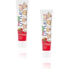 Eurofresh Little Kids 3 Yaş Üzeri Çilek Aromalı Diş Macunu 50GR x 2 Adet