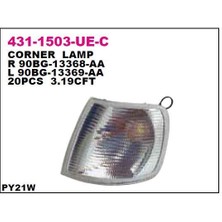 DEPO-431-1503L-UE-C - Sınyal Lambası Sol Ford Sıerra 90- Beyaz