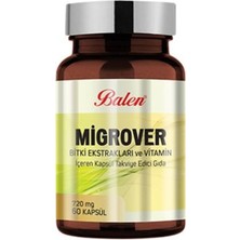 Migrover Bitki Ekstraktları ve Vitamin Içeren 720MG*60 Kapsül