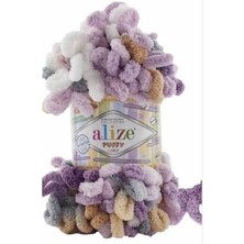 Puffy Color El Örgü Ipliği 5'li Paket 6522