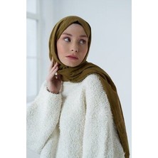 Neo Pamuk Şal Kahverengi Düz Desen Yumuşak Dokulu Günlük ve Özel Gün Kullanımına Uygun