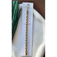 Çelik Burgu Bileklik Kalın Burgu Bileklik