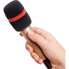 Steldalar 10 Adet Kulaklık Ön Cam Kalınlaşmış Ktv El Toz Geçirmez Yumuşak Sünger Mikrofon Kapağı Yedek Aksesuarlar (Yurt Dışından)