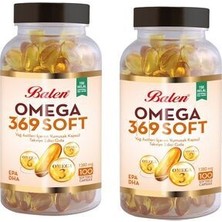2 Adet Omega 3-6-9 1380 Mg 100 Kapsül
