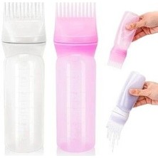 Taraklı Saç Boyama ve Bakım Yağı Uygulama Şişesi