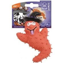 Halloween Orange Wizard Köpek Oyuncağı