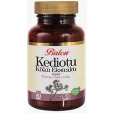 Kediotu Kökü Ekstraktı Kapsül Takviye Edici Gıda 375MG*80