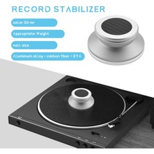 EnigmaticE Hifi Vinil Lp Disk Kayıt Oynatıcı Profili Için Yumuşak Koruyucu Pedli Kayıt Ağırlığı Sabitleyici (Gümüş) (Yurt Dışından)