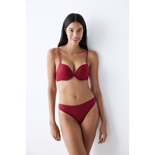 Super Push Up Essentials Bordo Sütyen