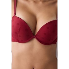 Super Push Up Essentials Bordo Sütyen