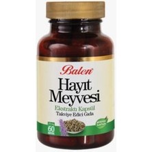 Hayıt Meyvesi Ekstraktı Kapsül Takviye Edici Gıda 375 Mg*60