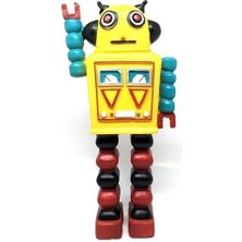 Decotown Nostaljik Sevimli Uzaylı Robot Şeklinde Figür Biblo