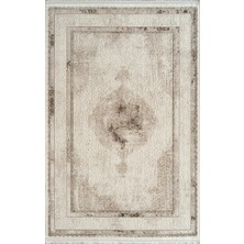 Royal Halı Kim Royal KC01B Krem Vizon Akrilik Yumuşak Dokulu Modern Halı Karademir Home