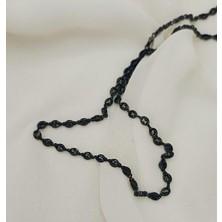 HD Marketim Çelik Siyah Zincir Kolye 316 L Paslanmaz Kolye Unisex Gerdanlık