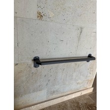 Sumtech Antrasit Metal Lüks 6 Parça Banyo Seti Havluluk Wc Fırçası Tuvalet Kağıdı