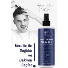 Erkek Keratin Saç Bakım Spreyi Güçlü Parlak Ve Hacimli Saçlar İçin Elektriklenme Karşıtı Sprey 150ml